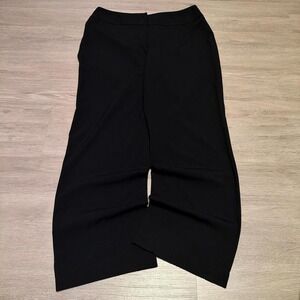 Black Baggy Wide Leg Dress Pants (28x28)